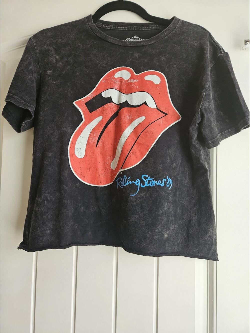 The Rolling Stones Vintage Style Black Graphic T-Shirt Size L